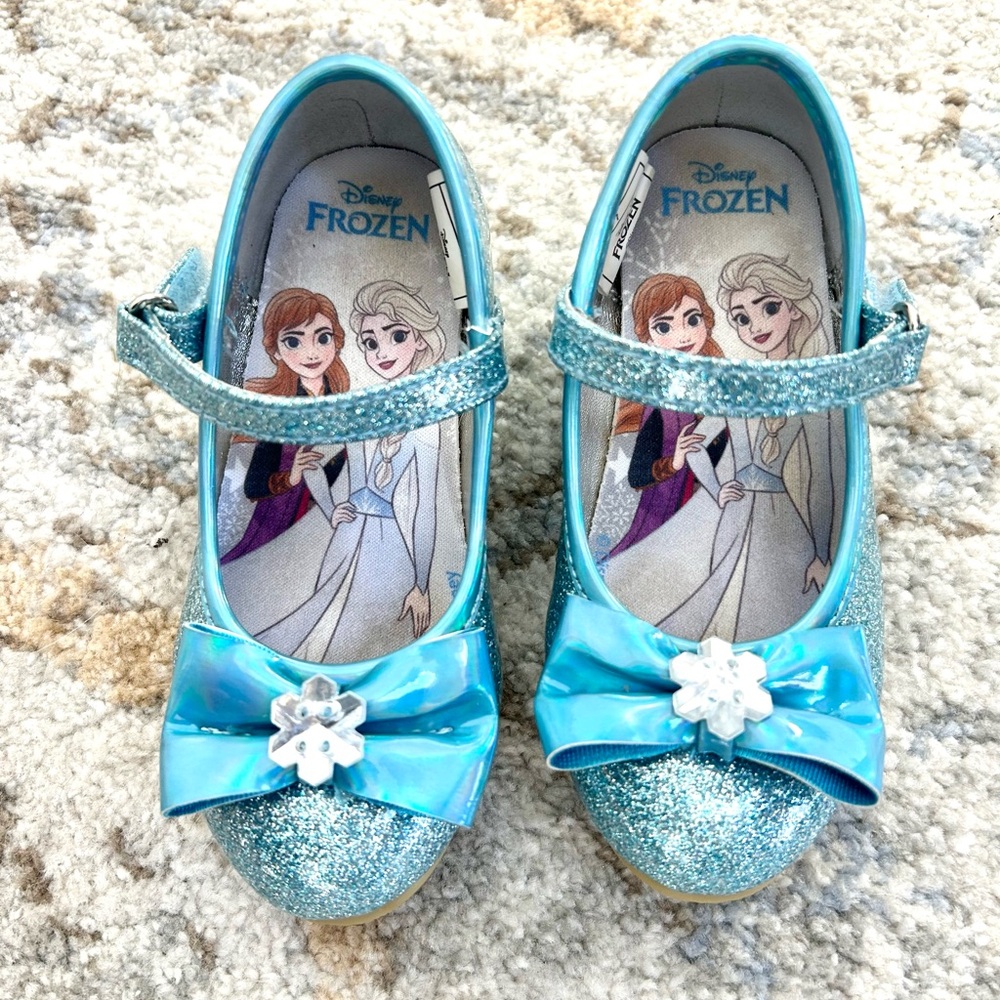 Disney Frozen Blue Glitter Toddler Shoes